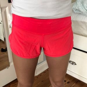 Pink lulu shorts